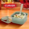 Pojemnik na żywność Smart  Eco Line LUNCH KIT 1,1L kwadratowy zielony